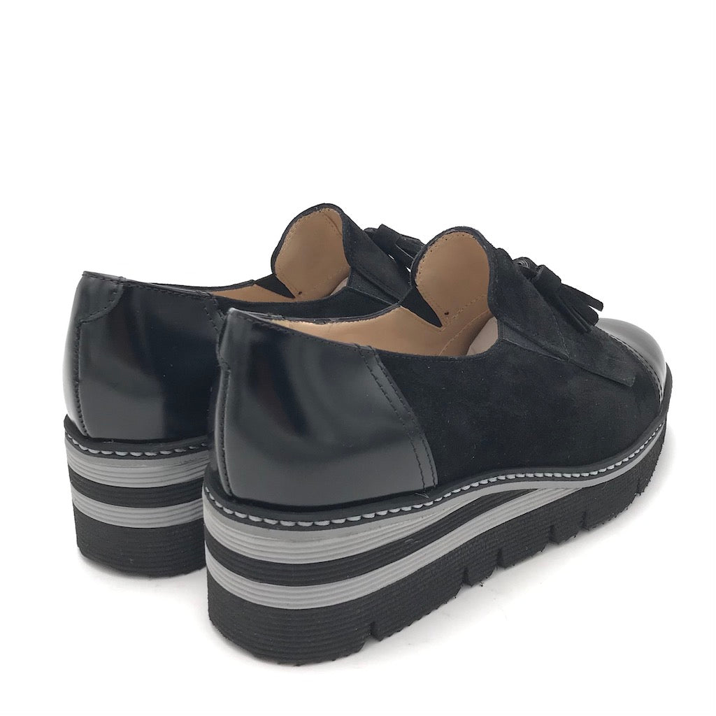 Zulian Calzature Scarpa Accollata Nera