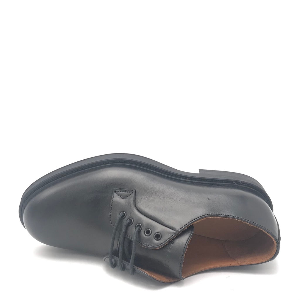 Zulian Calzature Scarpa Allacciata Nera