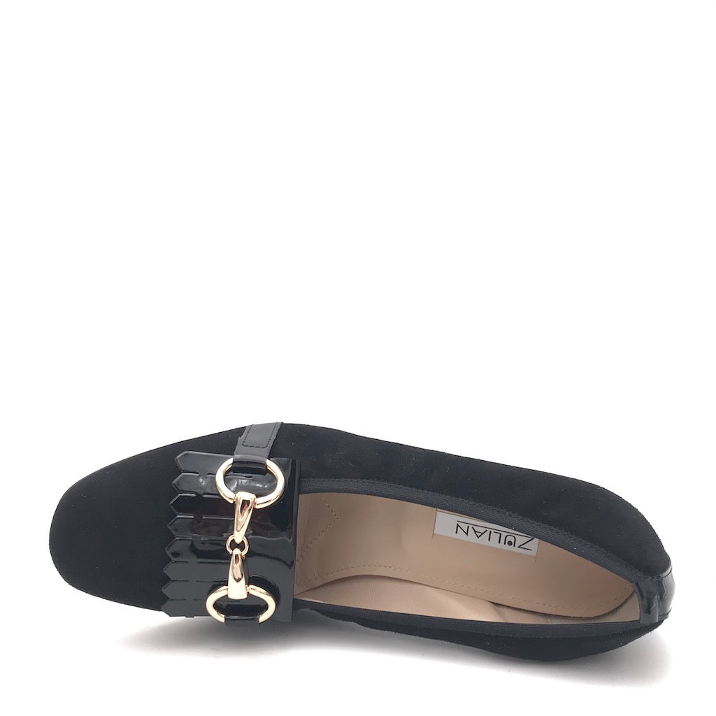 Zulian Calzature Scarpa In Camoscio Nero