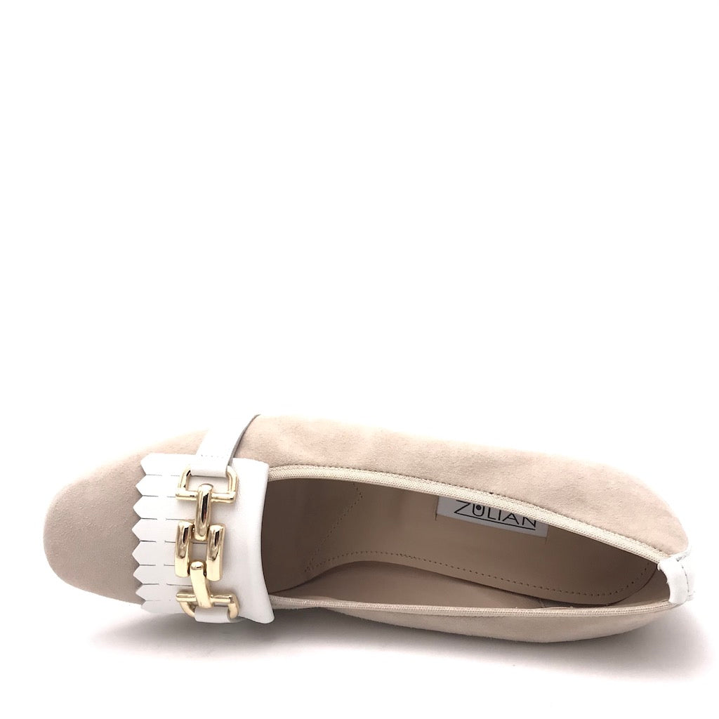 Zulian Calzature Scarpa In Camoscio Sabbia