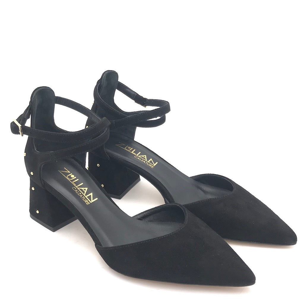 Zulian Calzature Scarpa Lerici Camoscio Nero