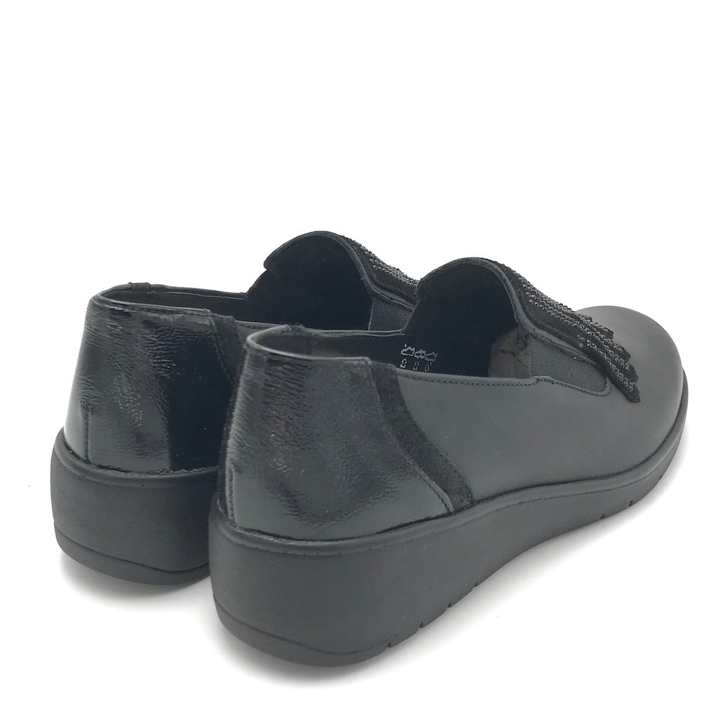 Zulian Calzature Scarpa Neta In Pelle Nera