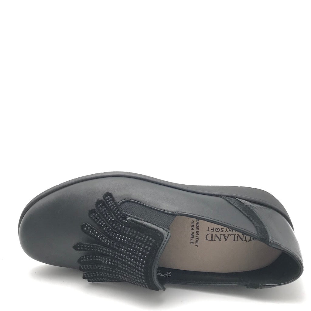 Zulian Calzature Scarpa Neta In Pelle Nera