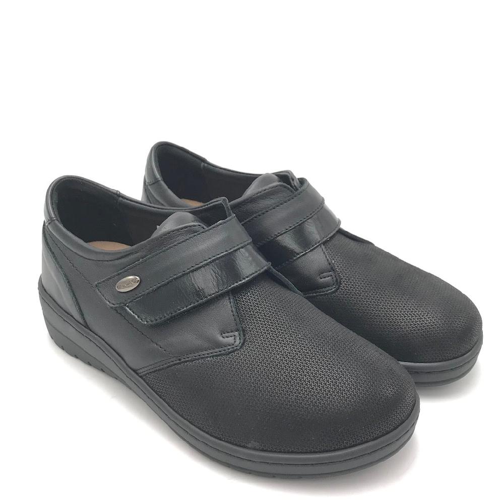 Zulian Calzature Scarpa Nile Velcro Nera