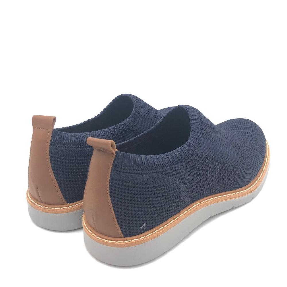 Zulian Calzature Scarpa Senza Lacci Carter Blu