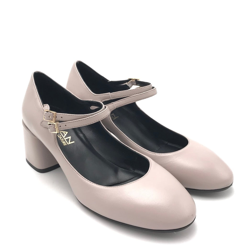 Zulian Calzature Scarpa Zar Cinturino Perla