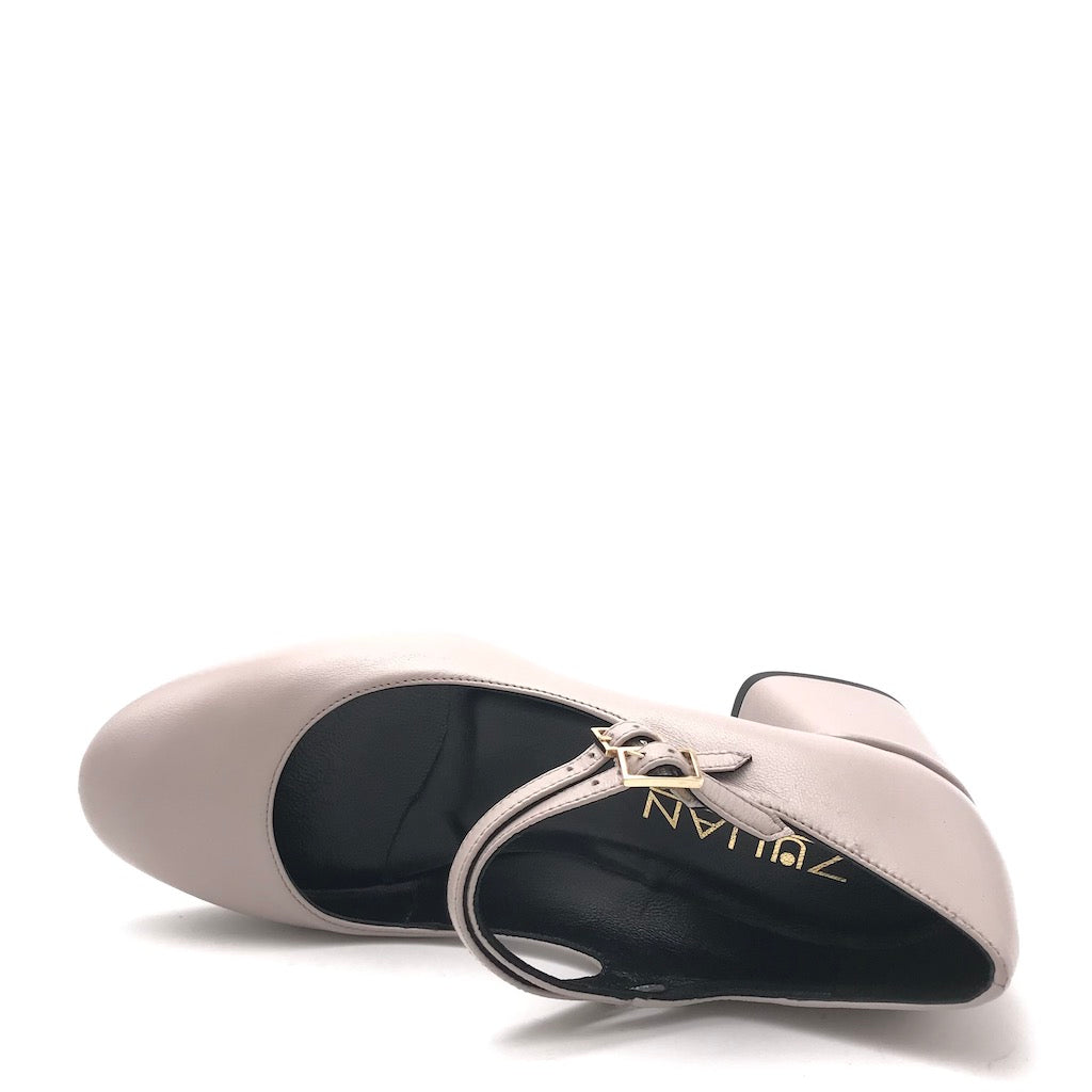 Zulian Calzature Scarpa Zar Cinturino Perla