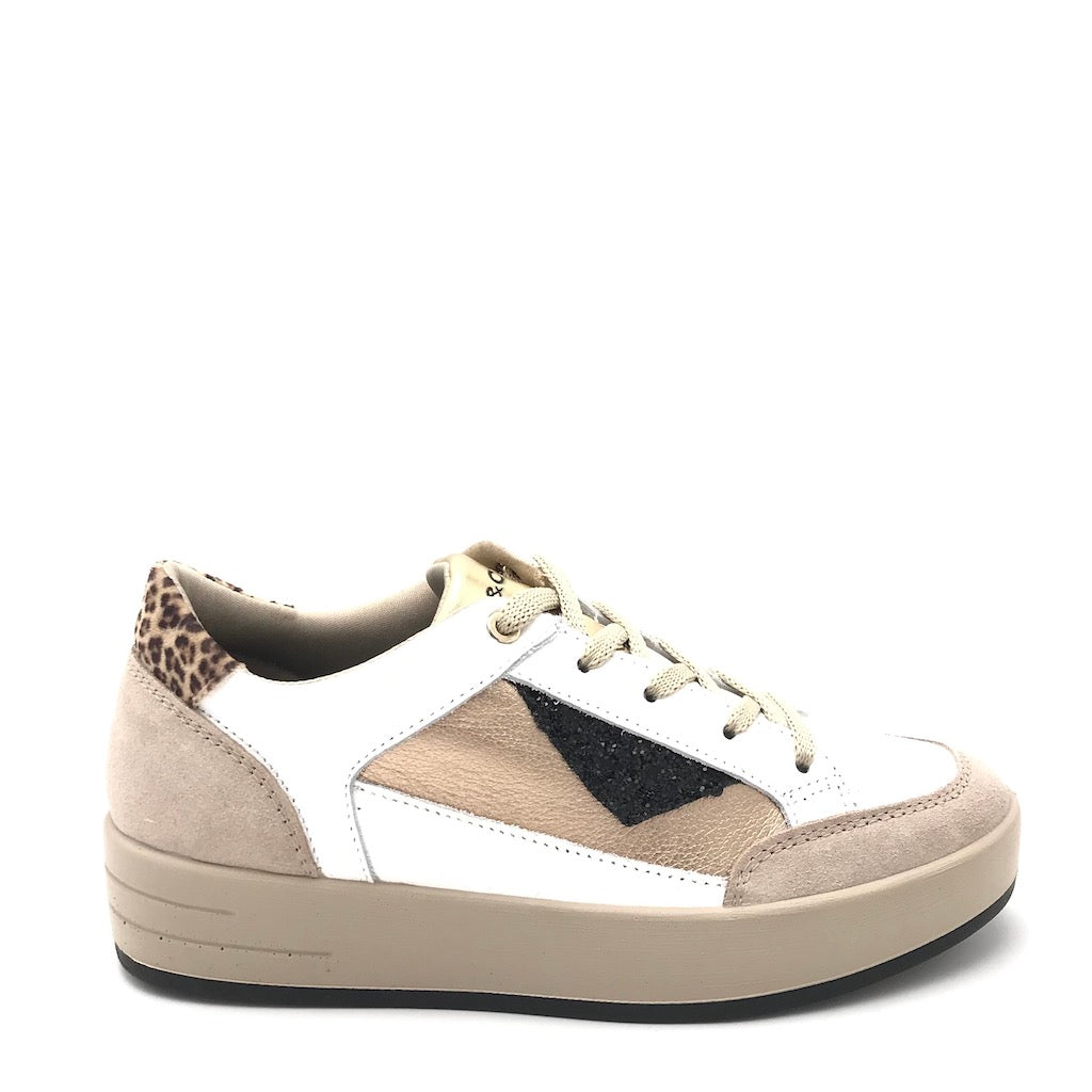 Zulian Calzature Sneakers Alina bianco-beige