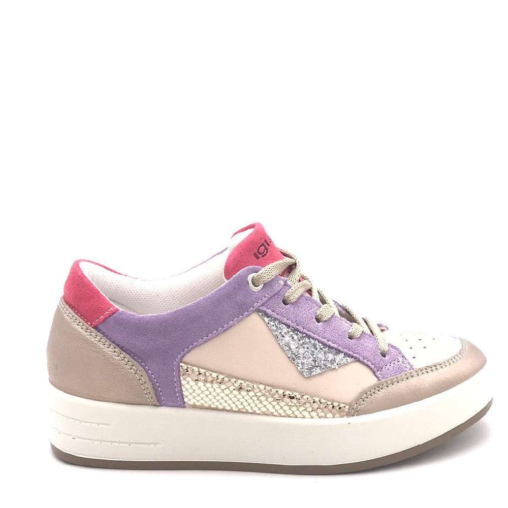 Zulian Calzature Sneakers Alina champagne