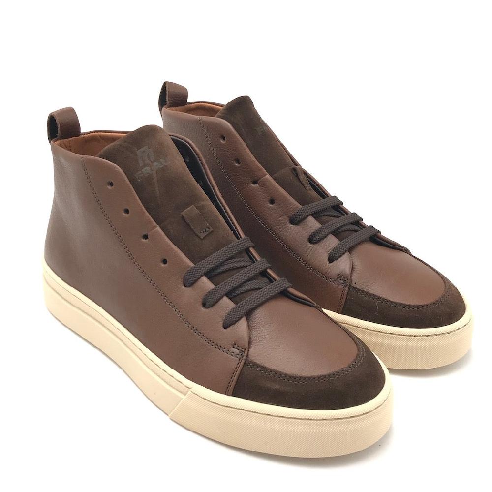 Zulian Calzature Sneakers Alta Marrone