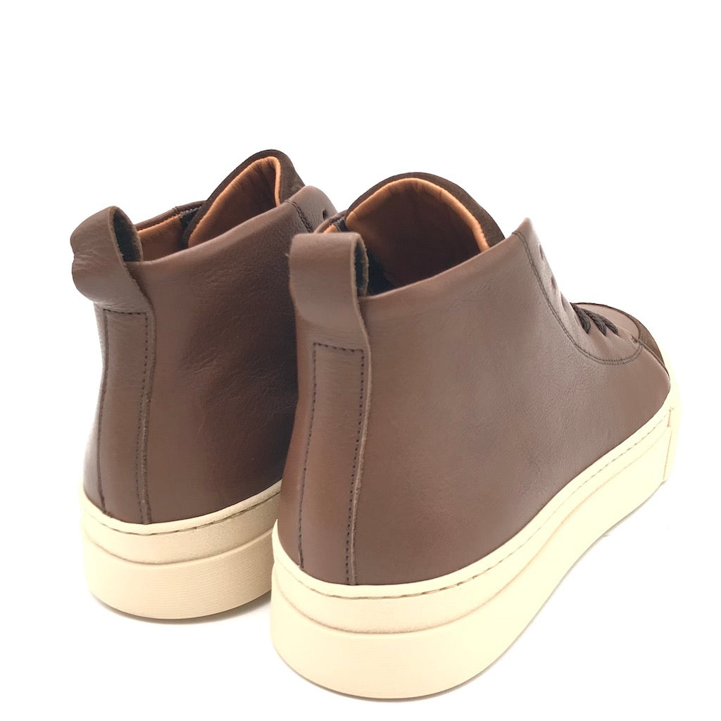 Zulian Calzature Sneakers Alta Marrone