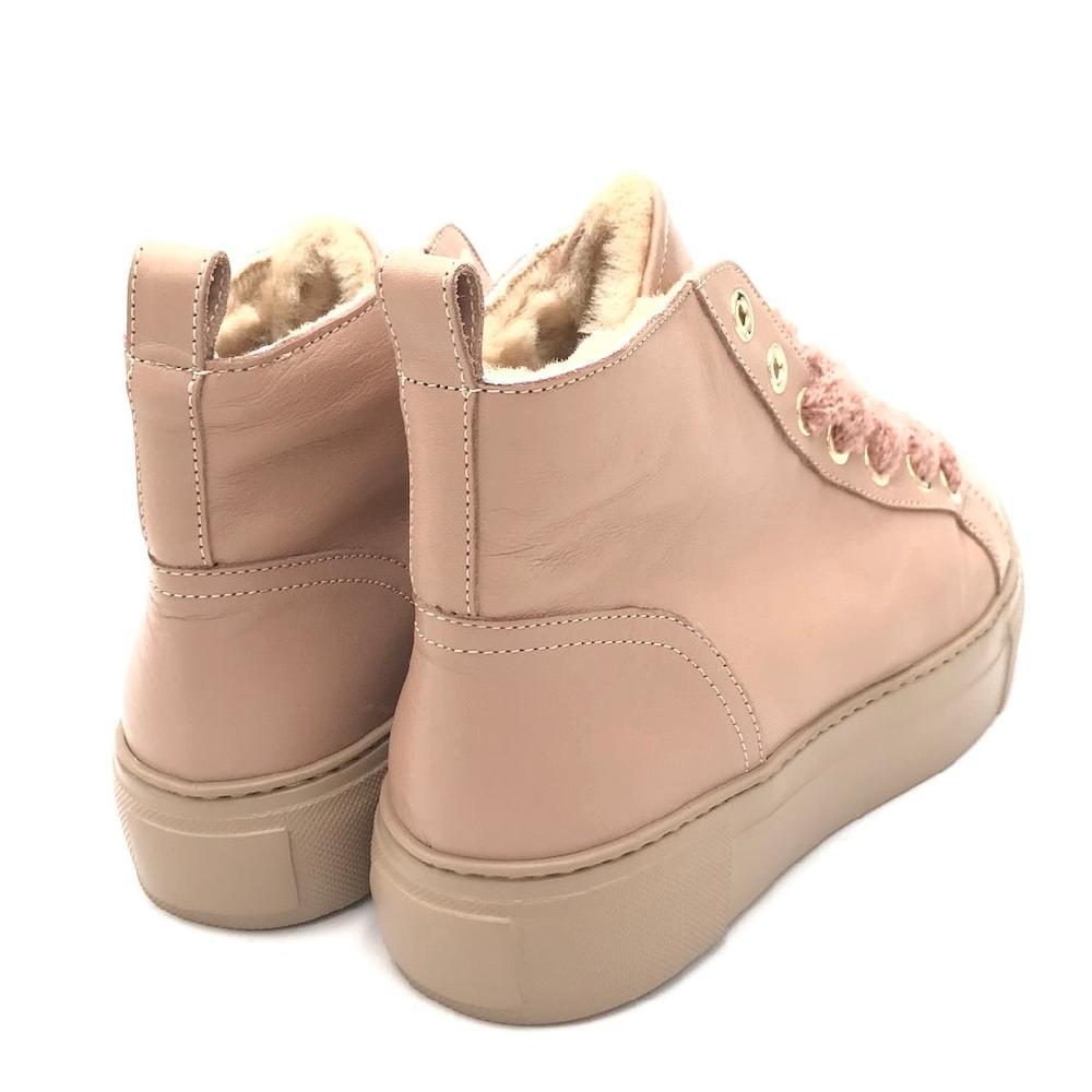 Zulian Calzature Sneakers Alta Nude