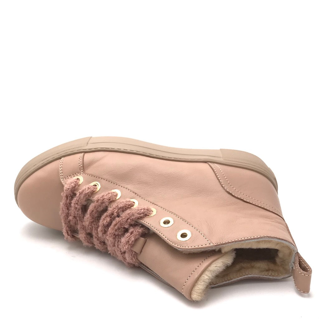 Zulian Calzature Sneakers Alta Nude