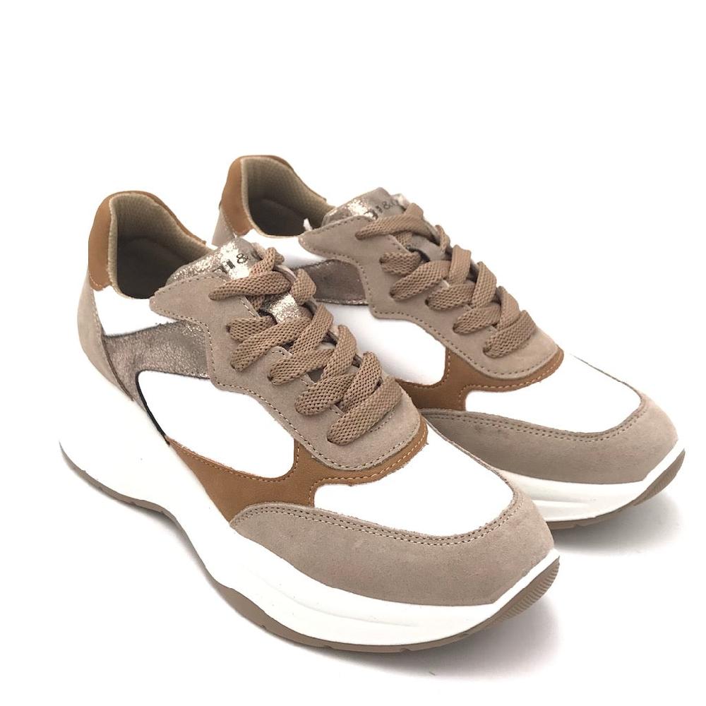 Zulian Calzature Sneakers Enola Bianco-visone