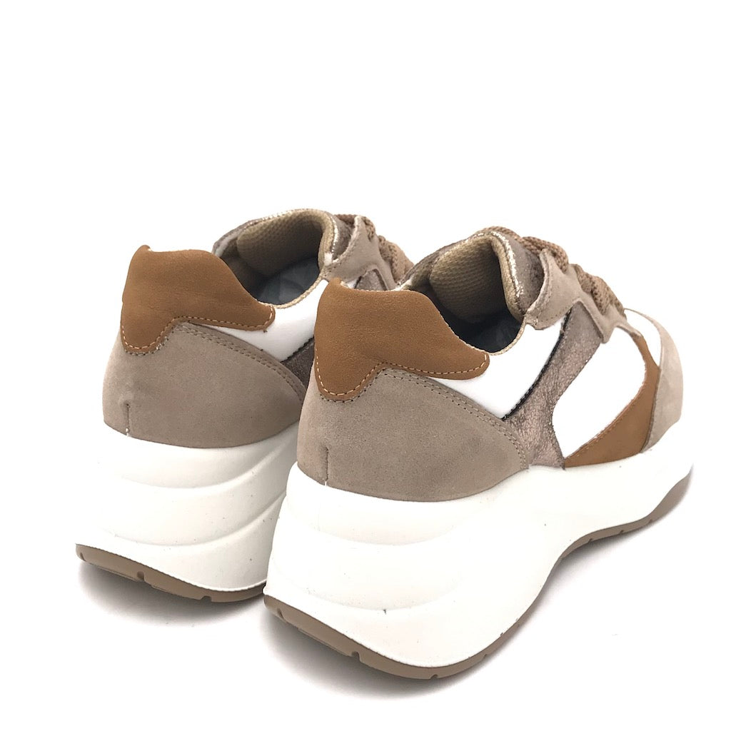 Zulian Calzature Sneakers Enola Bianco-visone