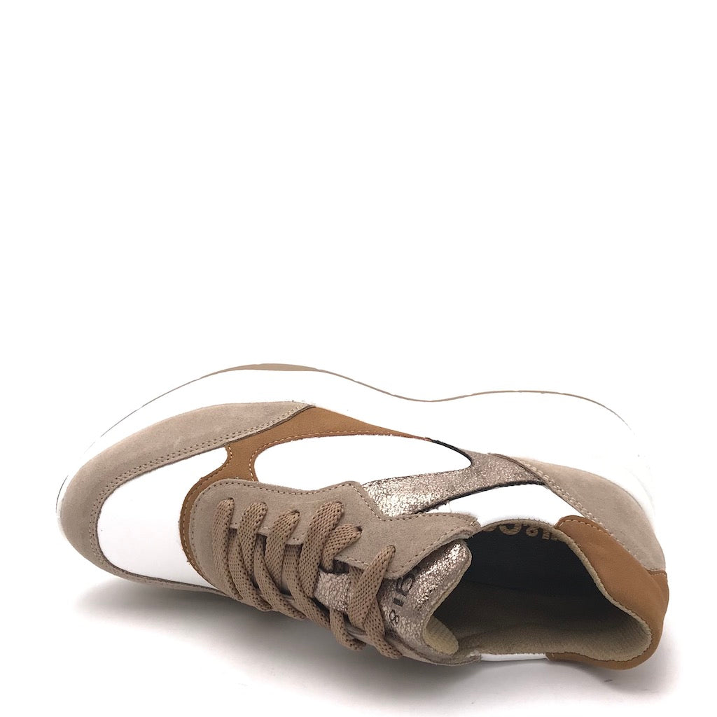 Zulian Calzature Sneakers Enola Bianco-visone