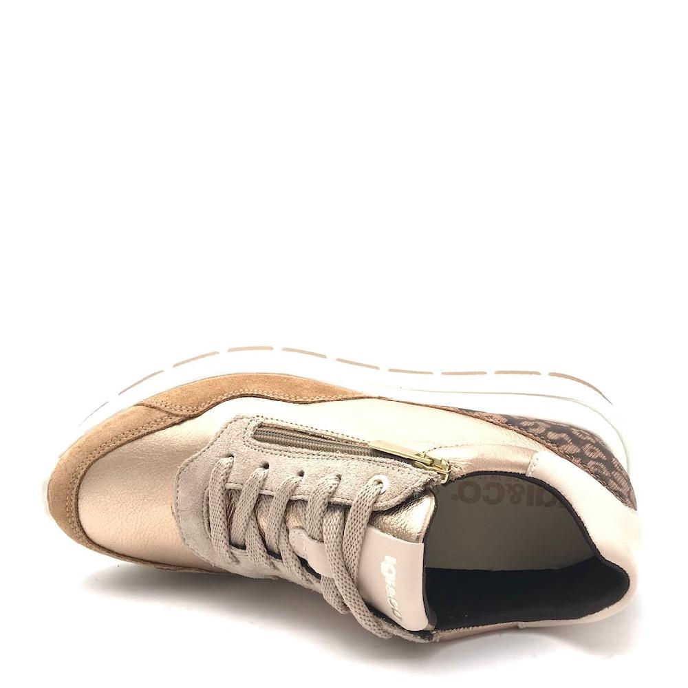 Zulian Calzature Sneakers Ermione Champagne