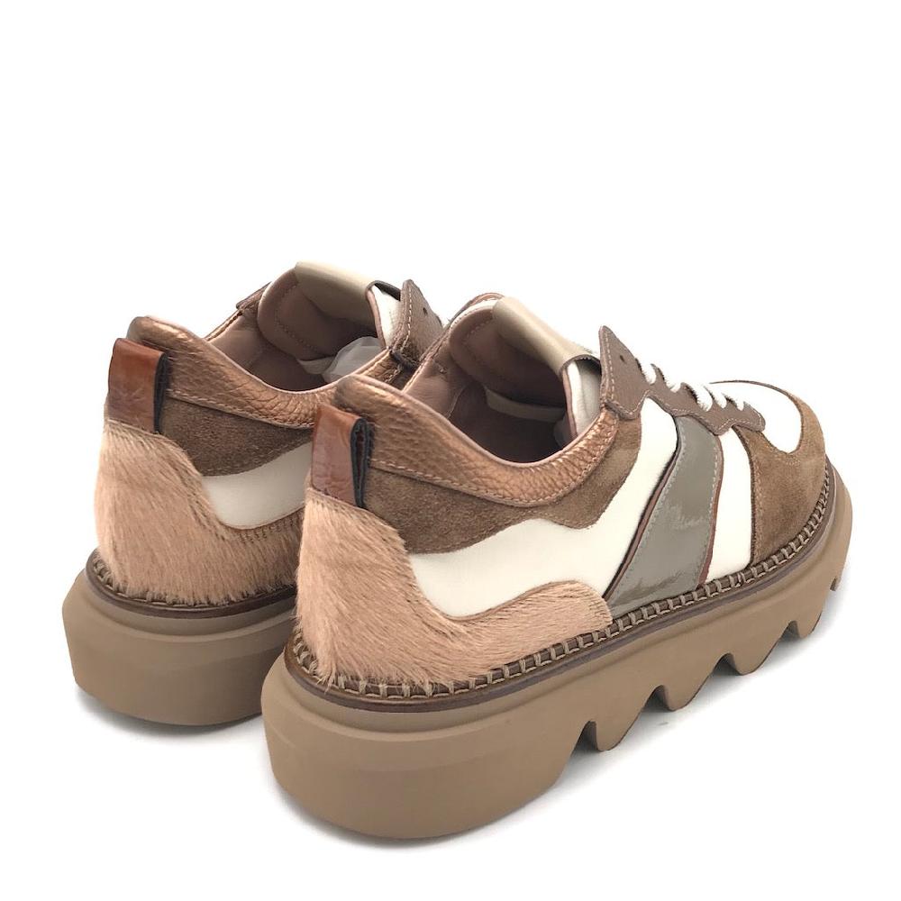 Zulian Calzature Sneakers In Crosta Castagna