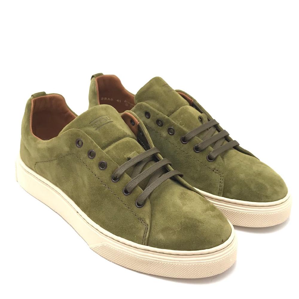 Zulian Calzature Sneakers In Crosta Foglia