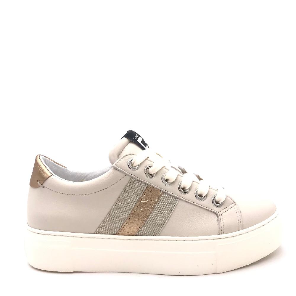 Zulian Calzature Sneakers in pelle beige