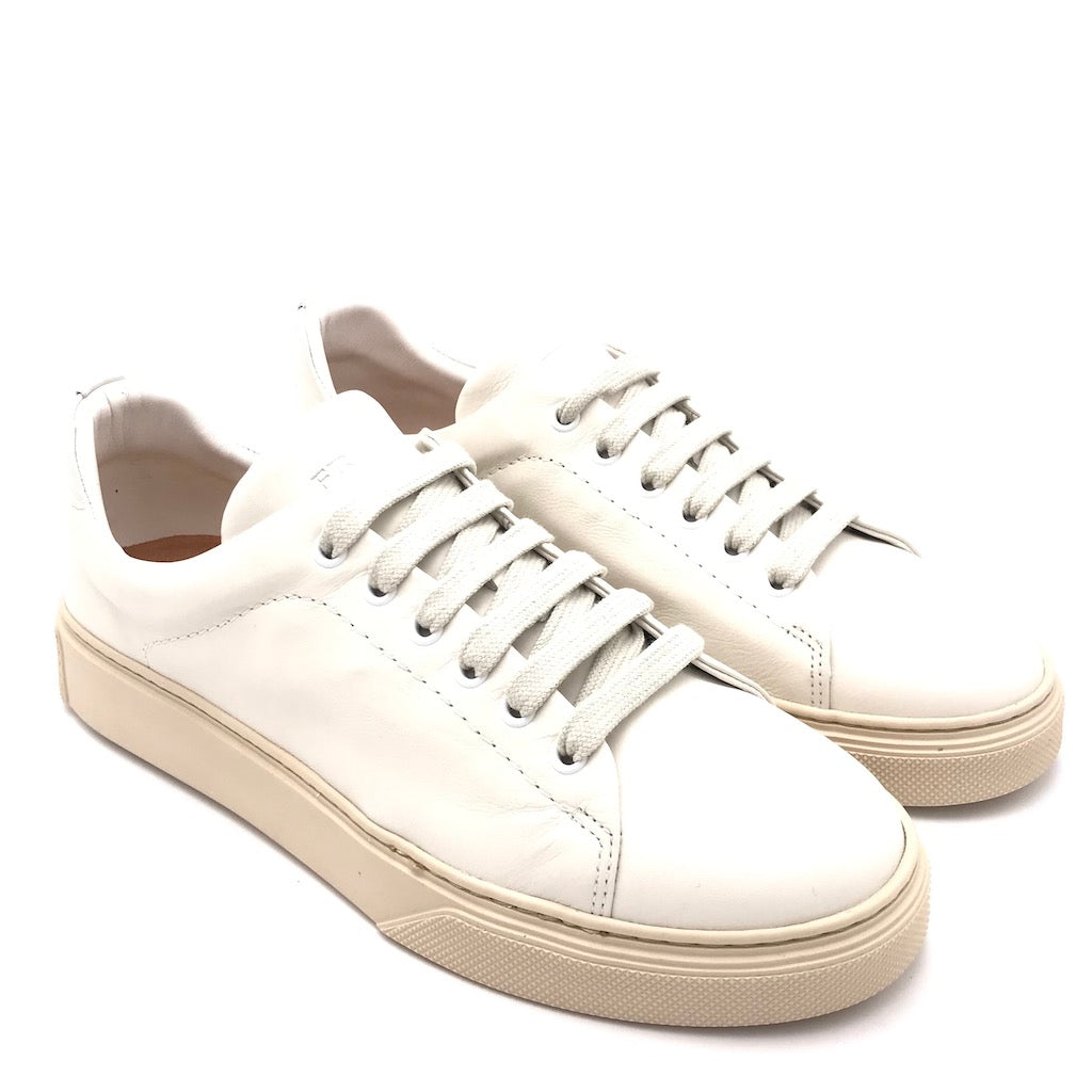 Zulian Calzature Sneakers In Pelle Burro