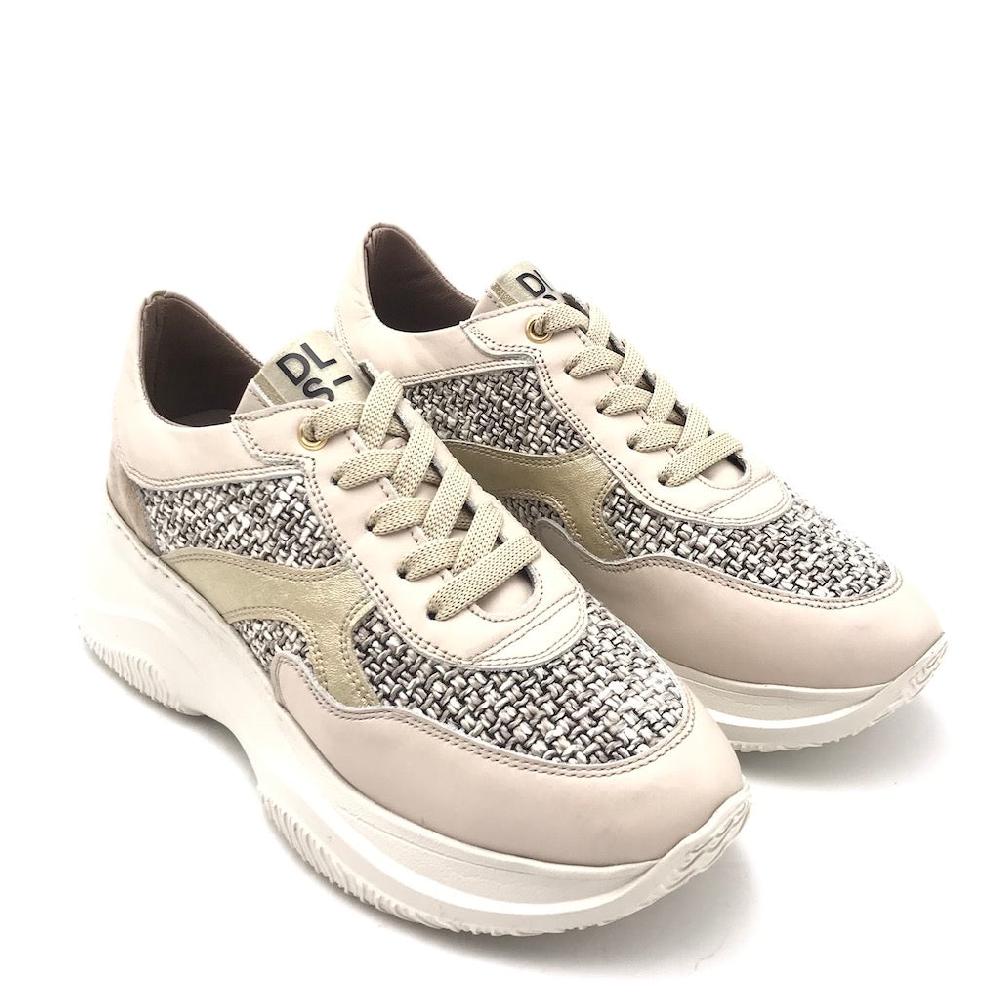 Zulian Calzature Sneakers In Pelle Latte