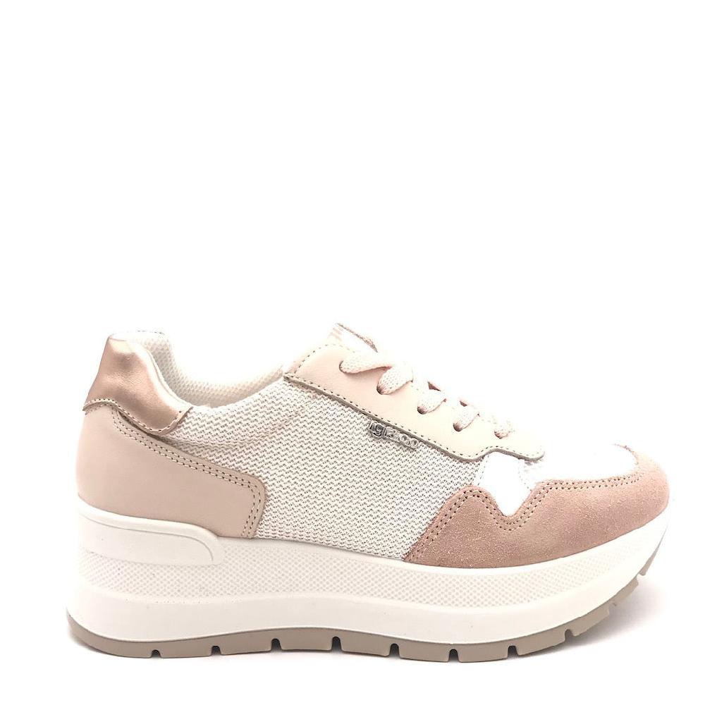 Zulian Calzature Sneakers Kola cipria-bianco