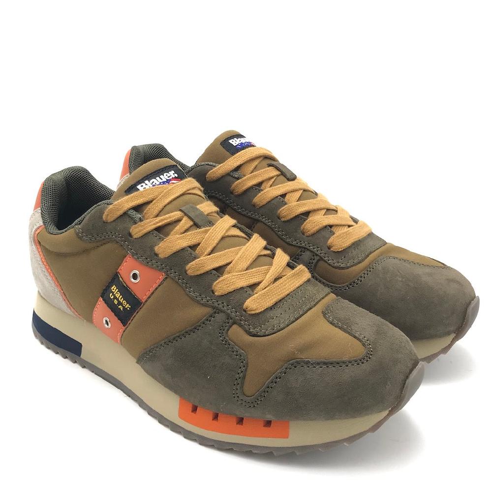 Zulian Calzature Sneakers Queens01 Green-ochre