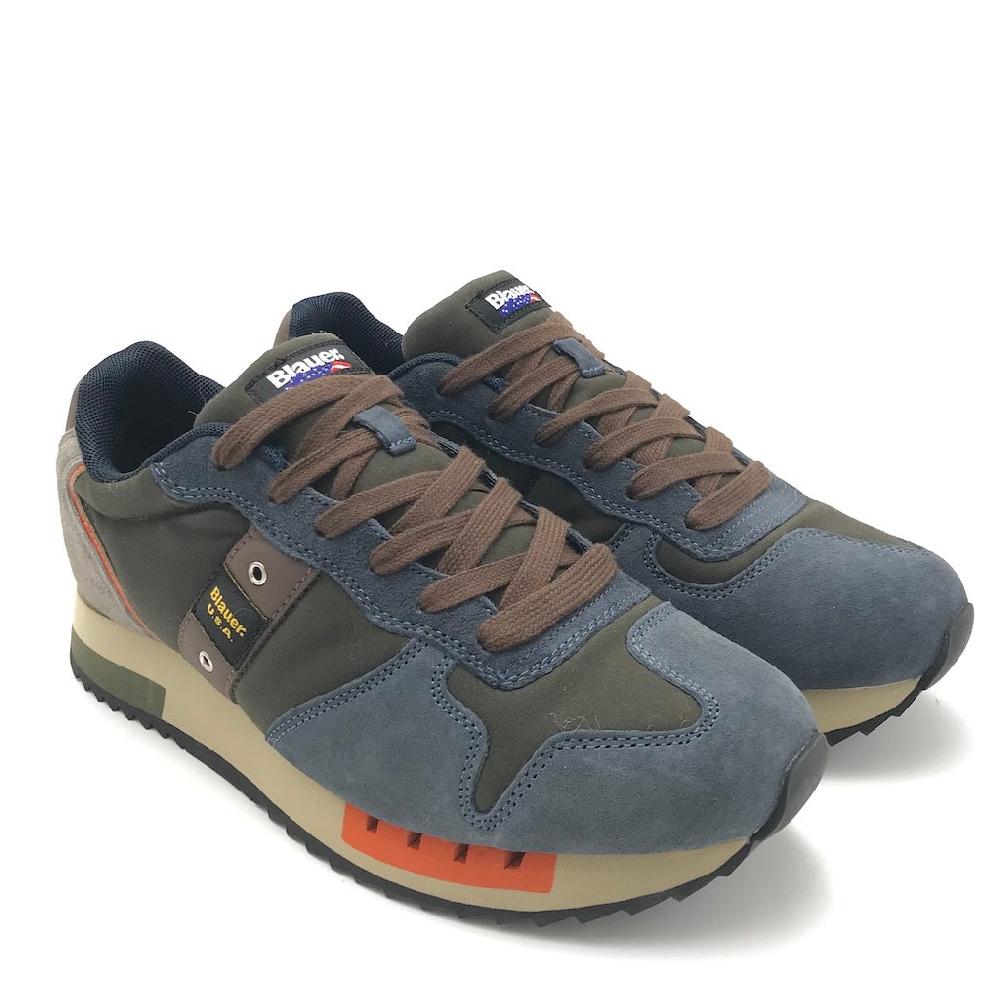 Zulian Calzature Sneakers Queens01 Navy-military