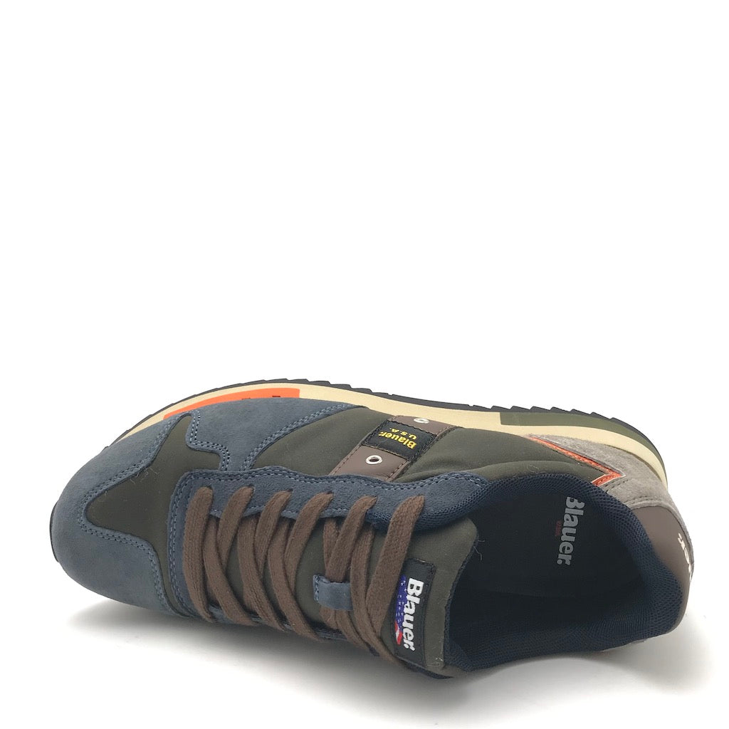 Zulian Calzature Sneakers Queens01 Navy-military