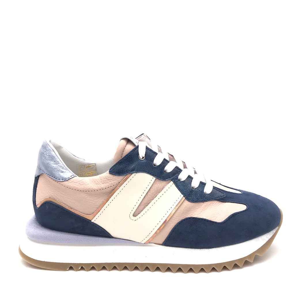 Zulian Calzature Sneakers running abisso-rosa