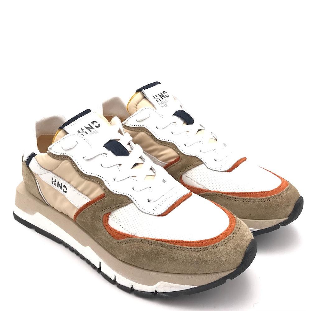 Zulian Calzature Sneakers Running Bianco-panna