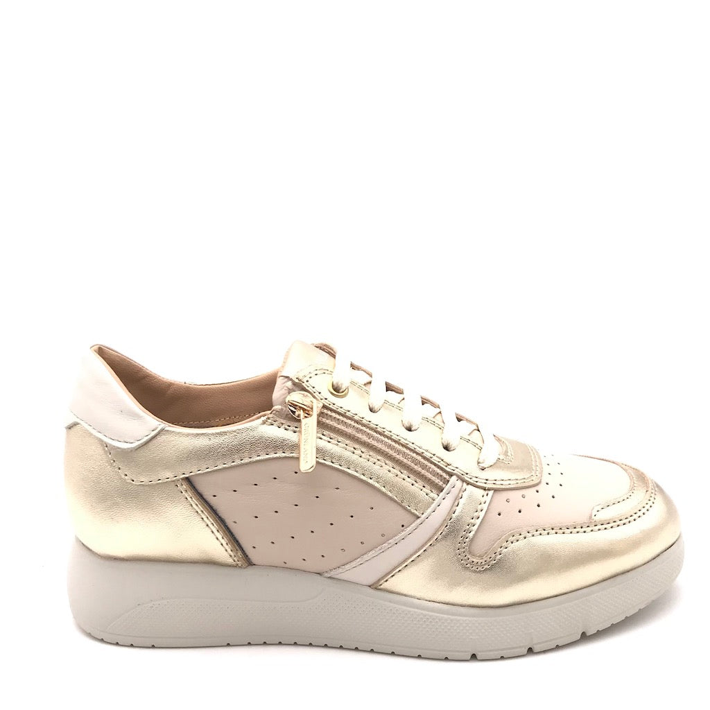 Zulian Calzature Sneakers Seli beige-platino