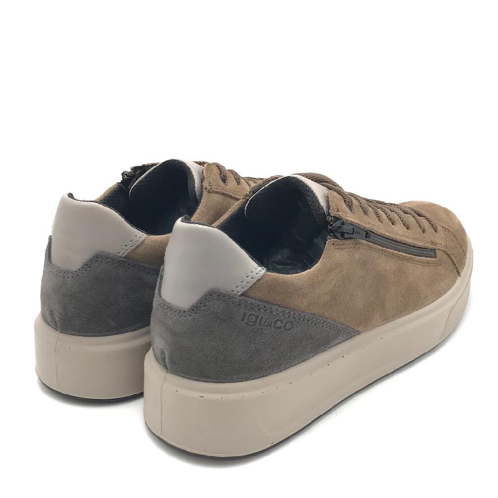 Zulian Calzature Sneakers Sten Sesamo-antracite