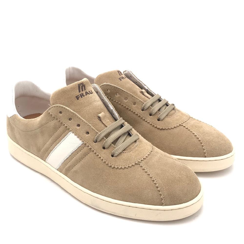 Zulian Calzature Sneakers Suede Avena