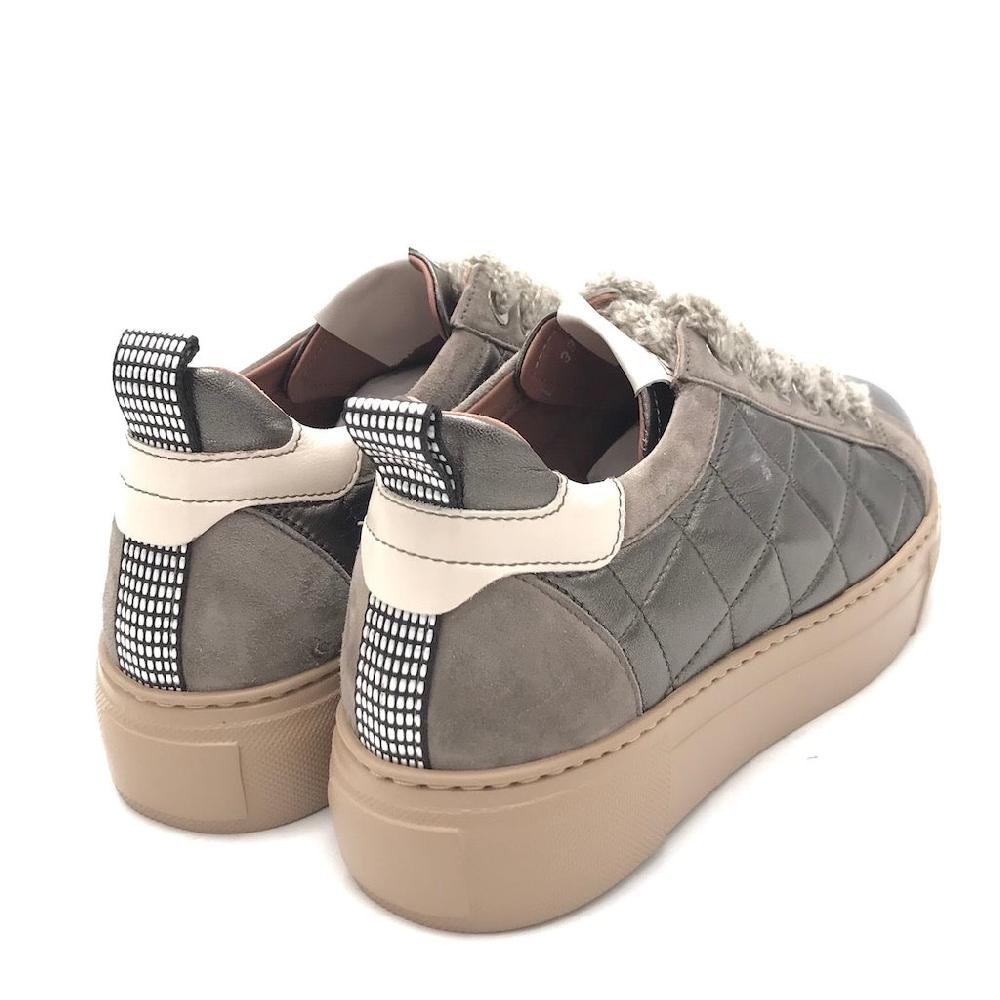 Zulian Calzature Sneakers Trapuntata Antracite