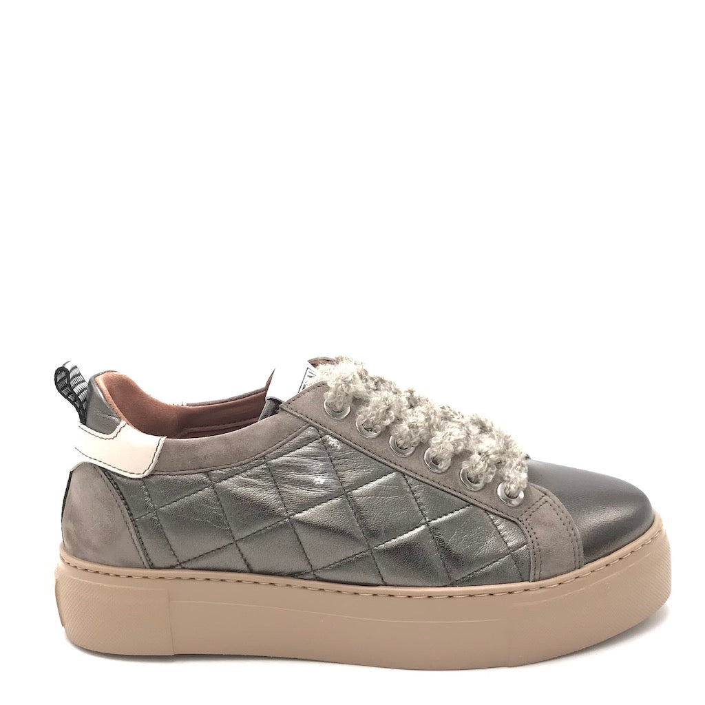 Zulian Calzature Sneakers trapuntata antracite