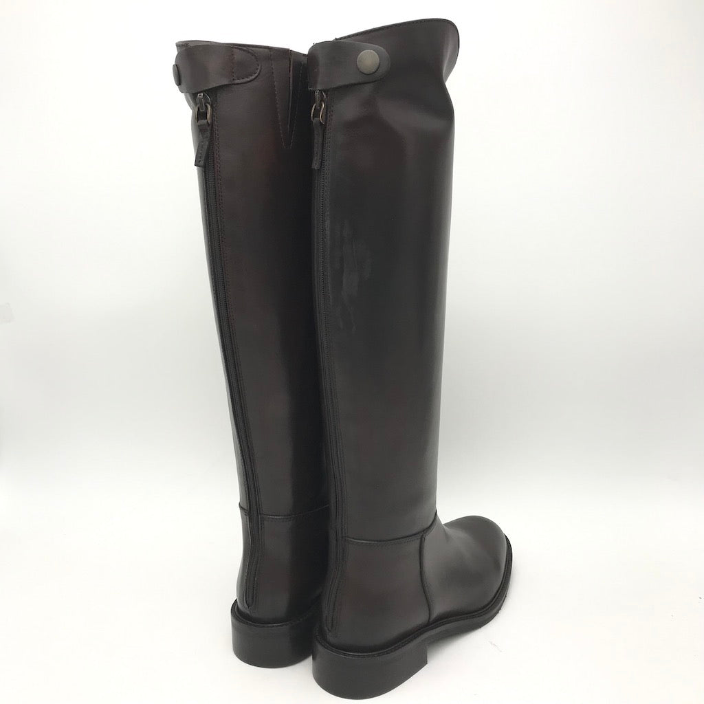 Zulian Calzature Stivale Cavallerizza Moro