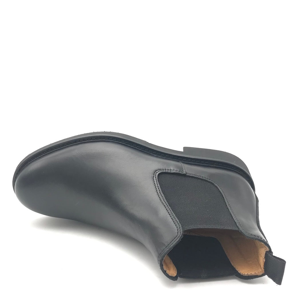 Zulian Calzature Stivaletto Beatles In Pelle Nera