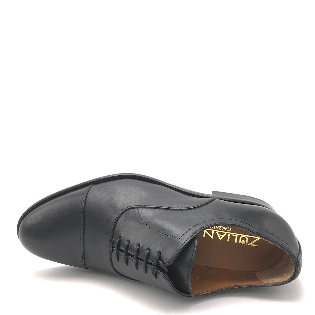 Zulian Calzature Stringata Classica Nera