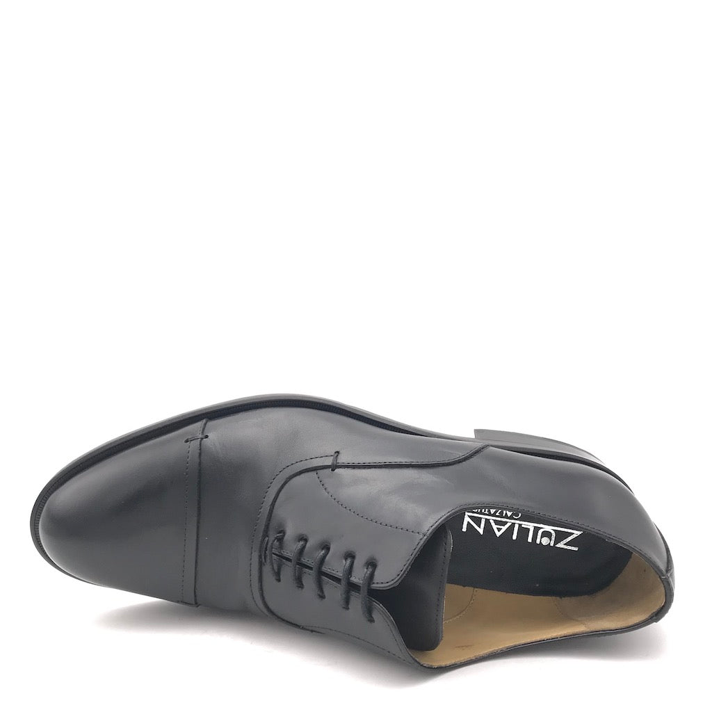 Zulian Calzature Stringata Classica Nera