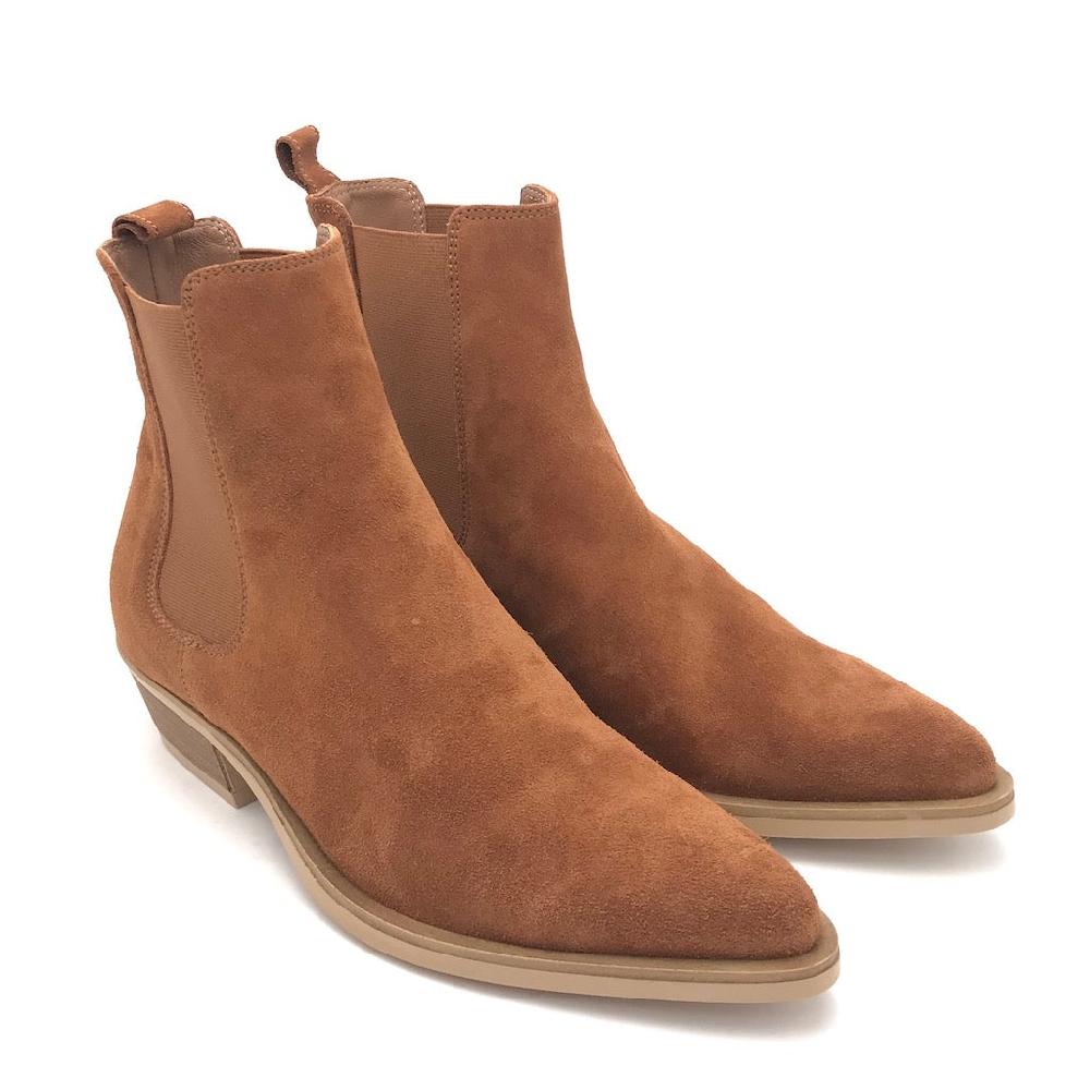 Zulian Calzature Texano In Crosta Brandy