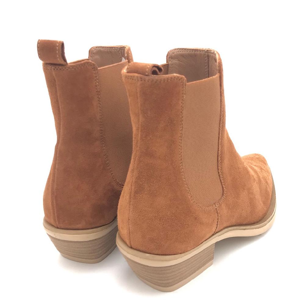 Zulian Calzature Texano In Crosta Brandy