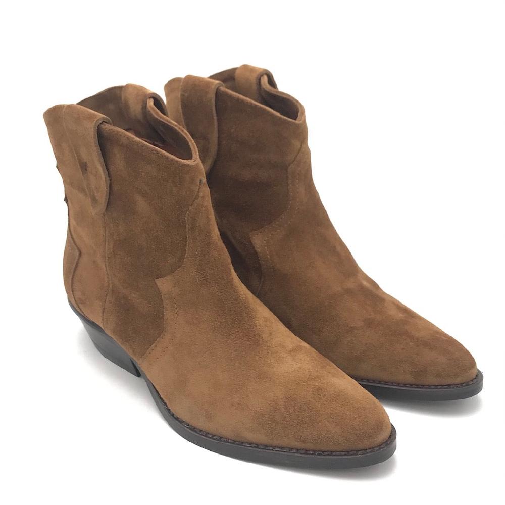 Zulian Calzature Texano In Crosta Cuoio