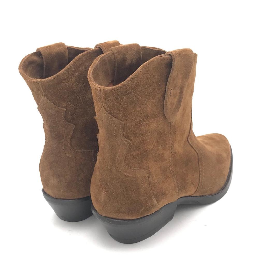 Zulian Calzature Texano In Crosta Cuoio