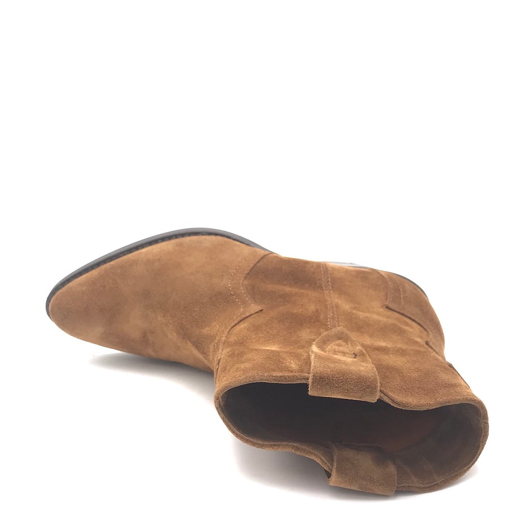 Zulian Calzature Texano In Crosta Cuoio