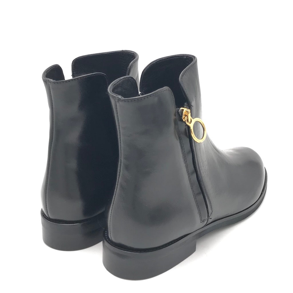 Zulian Calzature Tronchetto Basso Sieant Nero