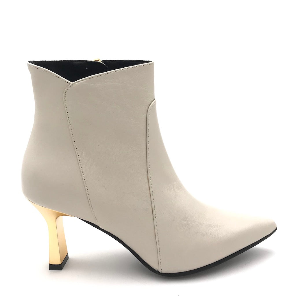 Zulian Calzature Tronchetto Cla in nappa milk