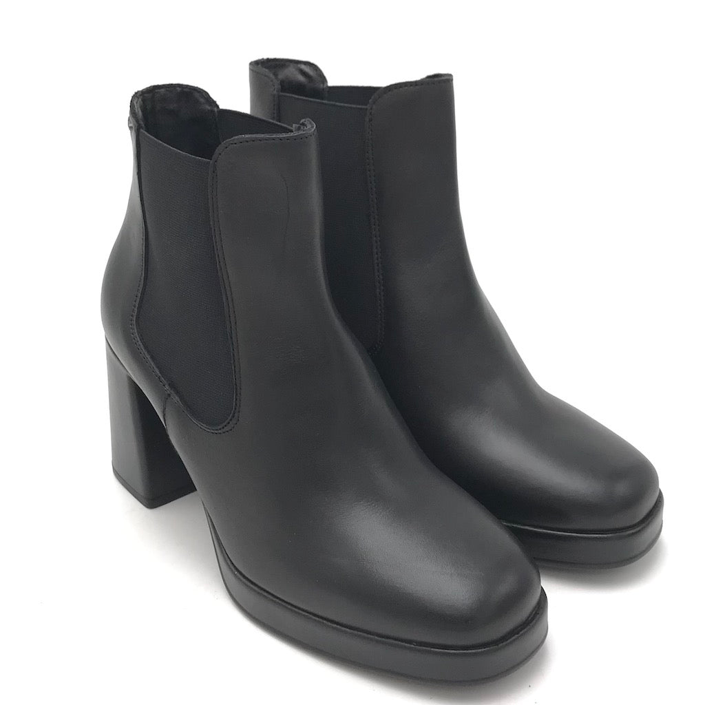 Zulian Calzature Tronchetto Isa Nero