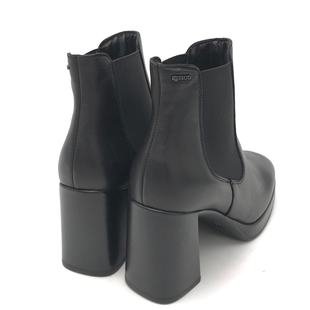 Zulian Calzature Tronchetto Isa Nero